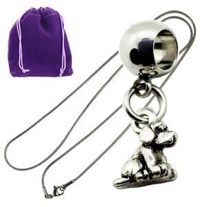 Dog Charm Necklace Pendant Jewelry